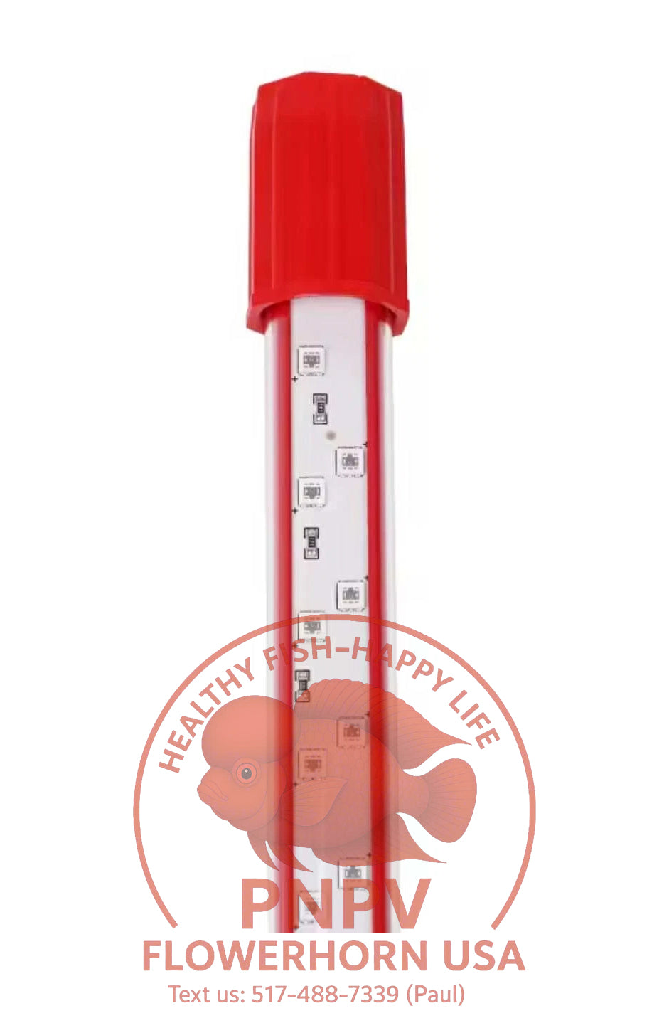 AQUA LED Light 20 inch – Enhances Fish Red Color Without Tinting Water – Boosts Red Pigment for Arowana, Kamfa, Super Red Monkey