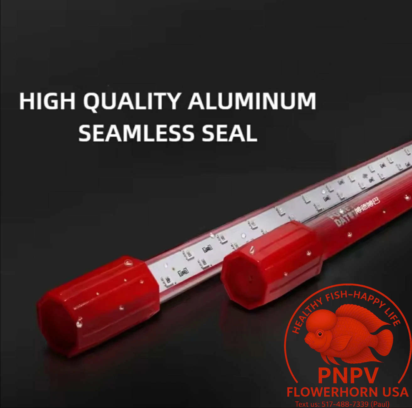 AQUA LED Light 20 inch – Enhances Fish Red Color Without Tinting Water – Boosts Red Pigment for Arowana, Kamfa, Super Red Monkey